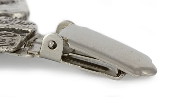 Presa Canario, Grand Danois - broche med clips, startnummerholder, gave til en hundeudstilling af Art-Dog