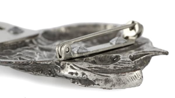 Presa Canario, Grand Danois - broche med clips, startnummerholder, gave til en hundeudstilling af Art-Dog