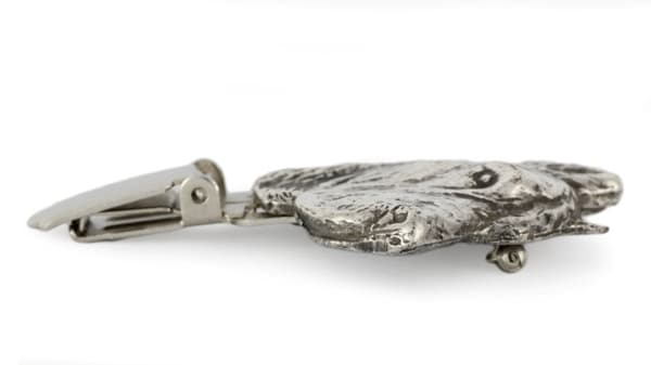 Presa Canario, Grand Danois - broche med clips, startnummerholder, gave til en hundeudstilling af Art-Dog