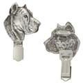 Miniatyrbillede 1 af 10: Presa Canario, Grand Danois - broche med clips, startnummerholder, gave til en hundeudstilling af Art-Dog