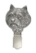 Miniatyrbillede 3 af 10: Norwich Terrier - broche med clips, startnummerholder, gave til hundeudstilling af Art-Dog