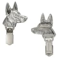 Miniatyrbillede 1 af 10: Faraos hund, maltesisk greyhound - broche med clips, startnummerholder, gave til hundeudstilling af Art-Dog