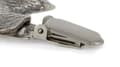 Miniatyrbillede 1 af 5: Persisk greyhound, Saluki - broche med clips, startnummerholder, gave til hundeudstilling af Art-Dog