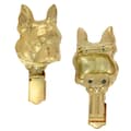 Miniatyrbillede 1 af 11: Boston Terrier, Boston Bull Terrier - broche med clips, guldbelagt startnummerholder, elegant hundeudstillingsnål fra Art-Dog
