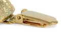 Miniatyrbillede 6 af 11: Bichon Frise, Tenerife Dog - broche med clips, forgyldt holder til startnummer, elegant nål til hundeudstilling af Art-Dog