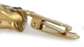 Miniatyrbillede 7 af 11: Korthåret gravhund - broche med clips, guldbelagt holder til startnummer, elegant nål til hundeudstilling af Art-Dog