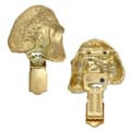 Miniatyrbillede 1 af 11: Bedlington Terrier, Rothbury Terrier - broche med clips, forgyldt holder til startnummer, elegant hundeudstillingsnål fra Art-Dog