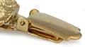 Miniatyrbillede 6 af 11: Norwich Terrier - broche med clips, guldbelagt startnummerholder, elegant hundeudstillingsnål fra Art-Dog