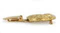 Miniatyrbillede 5 af 11: Bouvier des Flandres - broche med clips, guldbelagt holder til startnummer, elegant nål til hundeudstilling af Art-Dog
