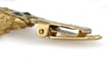 Miniatyrbillede 7 af 11: Norfolk Terrier - broche med clips, guldbelagt startnummerholder, elegant hundeudstillingsnål fra Art-Dog