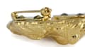 Miniatyrbillede 8 af 11: Norfolk Terrier - broche med clips, guldbelagt startnummerholder, elegant hundeudstillingsnål fra Art-Dog