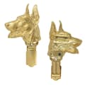 Pikkukuva 1 / 11: Doberman, Dobermann - rintakoru klipsillä, kullattu pidike aloitusnumerolle, lahja koiranäyttelyyn Art-Dog