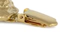 Miniatyrbillede 7 af 11: Rottweiler - broche med clips, forgyldt holder til et startnummer, en gave til en hundeudstilling af Art-Dog