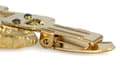 Miniatyrbillede 8 af 11: Engelsk Cocker Spaniel - broche med clips, guldbelagt startnummerholder, gave til en hundeudstilling af Art-Dog