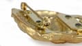 Miniatyrbillede 9 af 11: Brussels Griffon, Griffon bruxellois - broche med clips, forgyldt startnummerholder, gave til en hundeudstilling af Art-Dog