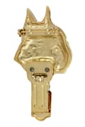 Miniatyrbillede 4 af 11: Boxer, Boxer - broche med clips, forgyldt holder til et startnummer, en gave til en hundeudstilling af Art-Dog