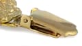 Miniatyrbillede 7 af 11: Norfolk Terrier - broche med clips, forgyldt startnummerholder, gave til en hundeudstilling af Art-Dog