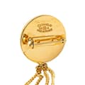 Pikkukuva 3 / 4: Pre-owned Chanel Gold Plated CC Quilted Flap Bag Brooch Gold
