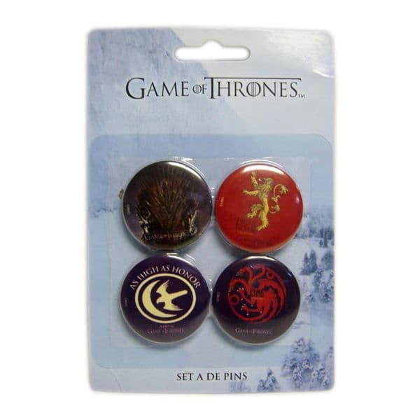 SPEL OM TRONER - Järntronen - Pack 4 badg…