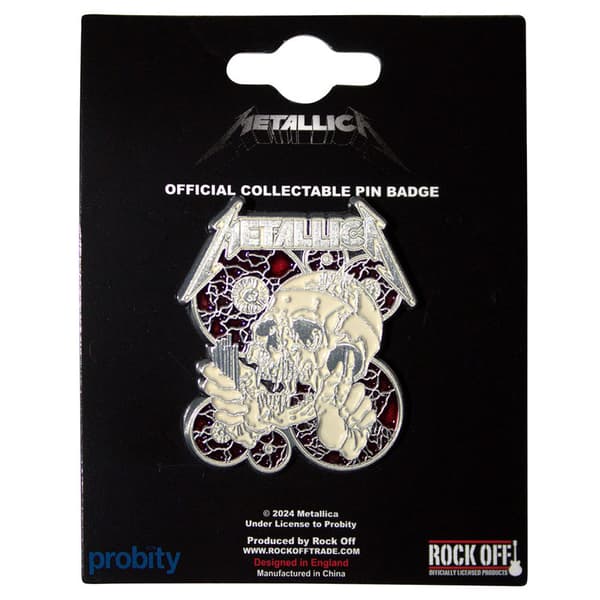Metallica The Shortest Straw Pin Badge One Size
