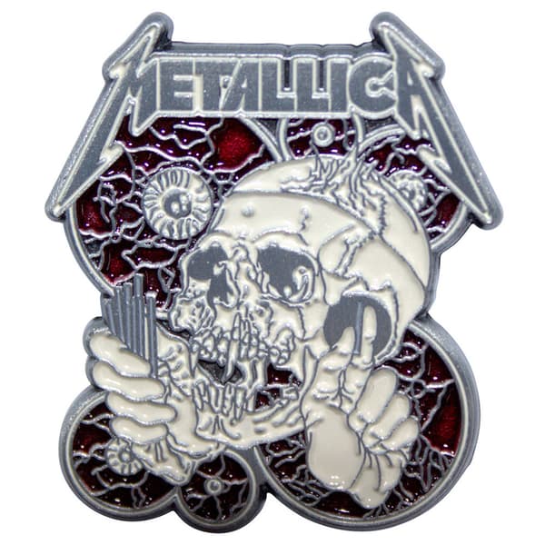 Metallica The Shortest Straw Pin Badge One Size