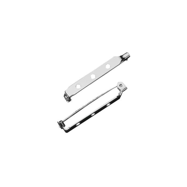 Nål - Rayher - Brosch med säkerhetslåstek - Platin - 38mm - 6 stycken