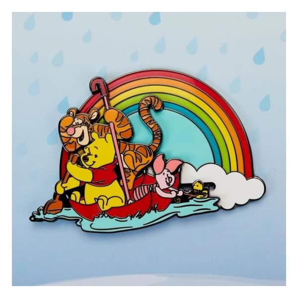 Disney av Loungefly Glidande emaljpin Winnie the Pooh Regnig dag Begränsad upplaga 8 cm