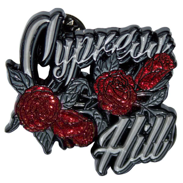 Cypress Hill Roses Logo Pin Badge One Size