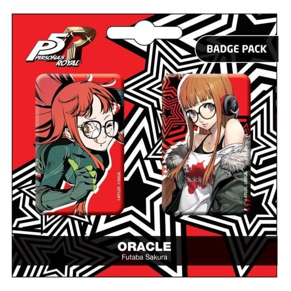 Pack 2 Oracle pins - Futaba Sakura Popbuddies - Persona 5 Royal