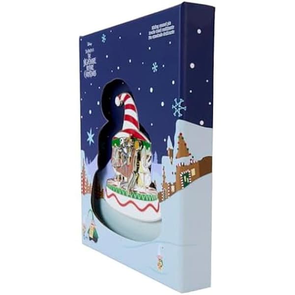 Broche - LOUNGEFLY - Disney NBC - Karusell Jul - Begränsad Upplaga - 7,6 cm - Rörliga Detaljer