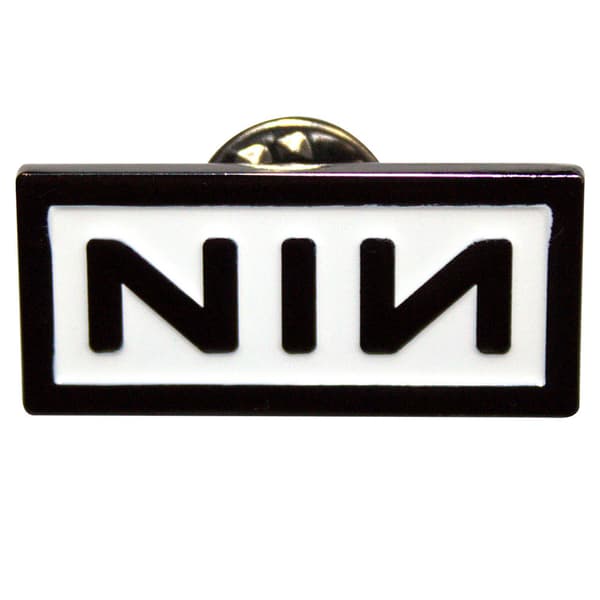Nine Inch Nails Logo Pin Badge One Size