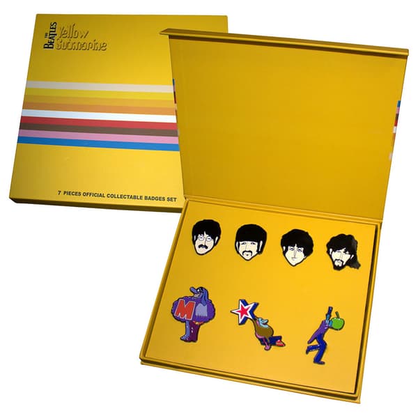 The Beatles Yellow Submarine Characters Boxed Pin Badge Set One Size