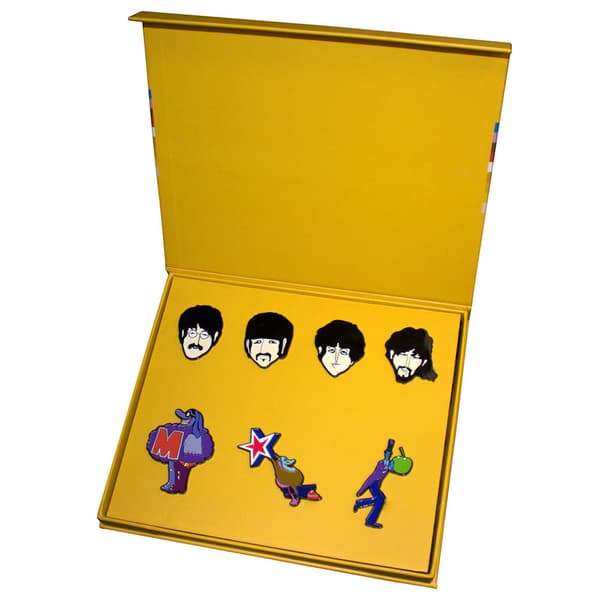 The Beatles Yellow Submarine Characters Boxed Pin Badge Set One Size