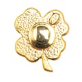 Miniatyrbilde 2 av 4: Pre-owned Chanel Gold Plated Resin Four Leaf Clover Brooch Gold