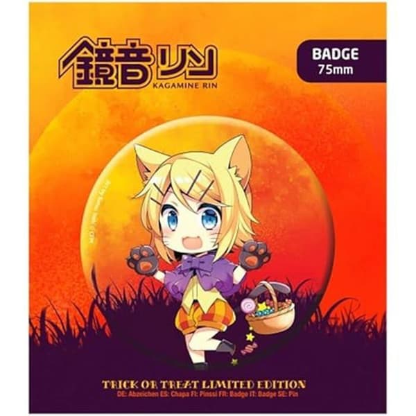 Badges Halloween - POPBUDDIES - Kagamine Rin - 75 mm - Syntetisk - Gul