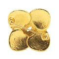 Miniatyrbilde 2 av 4: Pre-owned Chanel Gold Plated CC Clover Brooch Gold