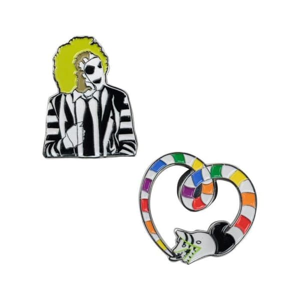 Cinereplicas - Beetlejuice - Pack 2 pins Beetlejuice Sandmask