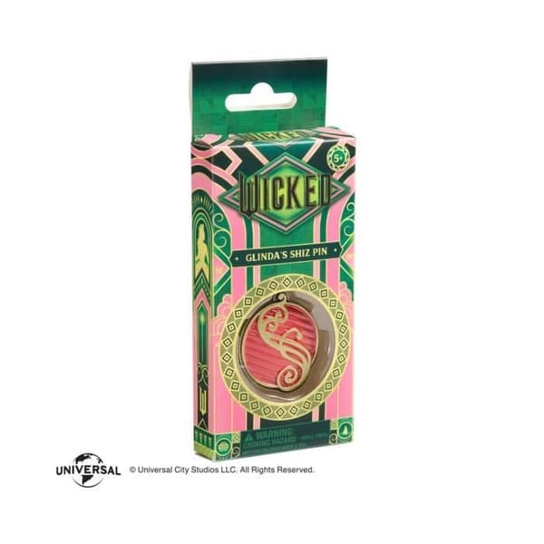 Noble Collection - Wicked - Pin's Glinda's Shiz Röd 7 cm