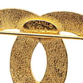 Miniatyrbilde 3 av 5: Pre-owned Chanel Gold Plated CC Medallion Brooch Gold