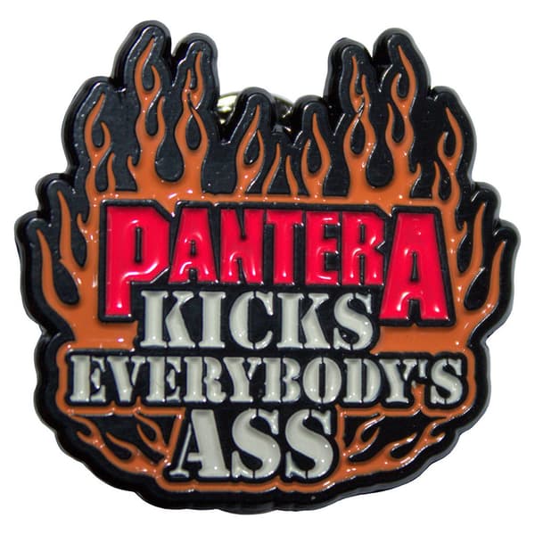 Pantera Kicks Band Logo Pin Badge One Size
