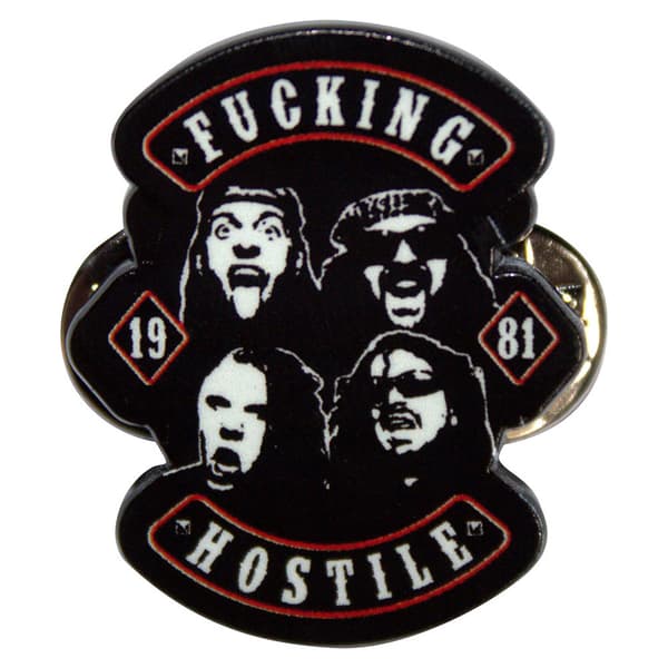Pantera Hostile Band Logo Pin Badge One Size