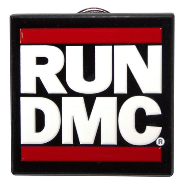 Run DMC Logo Pin Badge One Size