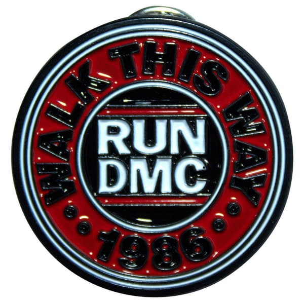 Run DMC Walk This Way Pin Badge One Size