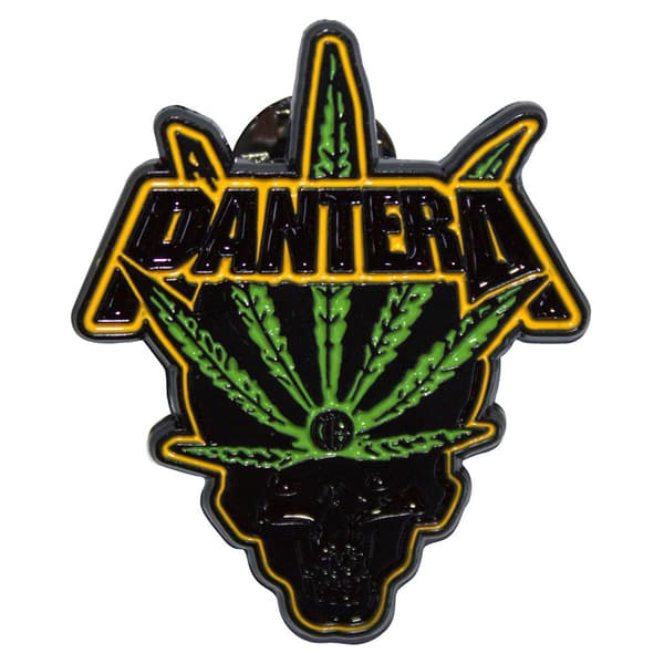 Pantera Skull Band Logo Pin Badge One Size