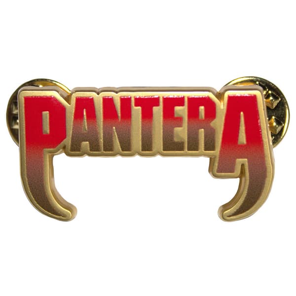 Pantera Fangs Band Logo Pin Badge One Size