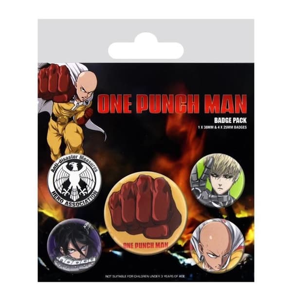 Lot of One Punch Man Destruktivt blandade märken - One Punch Man - Destruktivt - Vuxen - Blandat - Syntetiskt