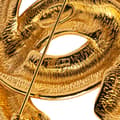 Pikkukuva 3 / 3: Pre-owned Chanel Gold Plated CC Quilted Brooch Gold