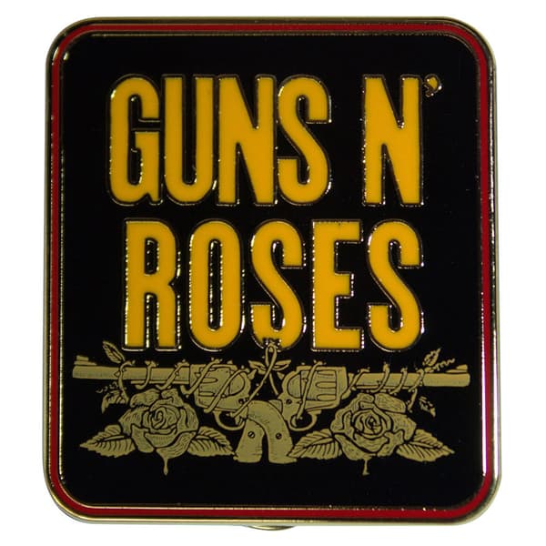 Guns N' Roses Stacked Band logo Pin Badge One Size
