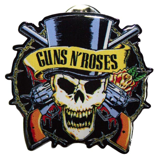 Guns N' Roses Top Hat Pin Badge One Size