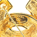 Pikkukuva 3 / 4: Pre-owned Chanel Gold Plated CC Quilted Brooch Gold